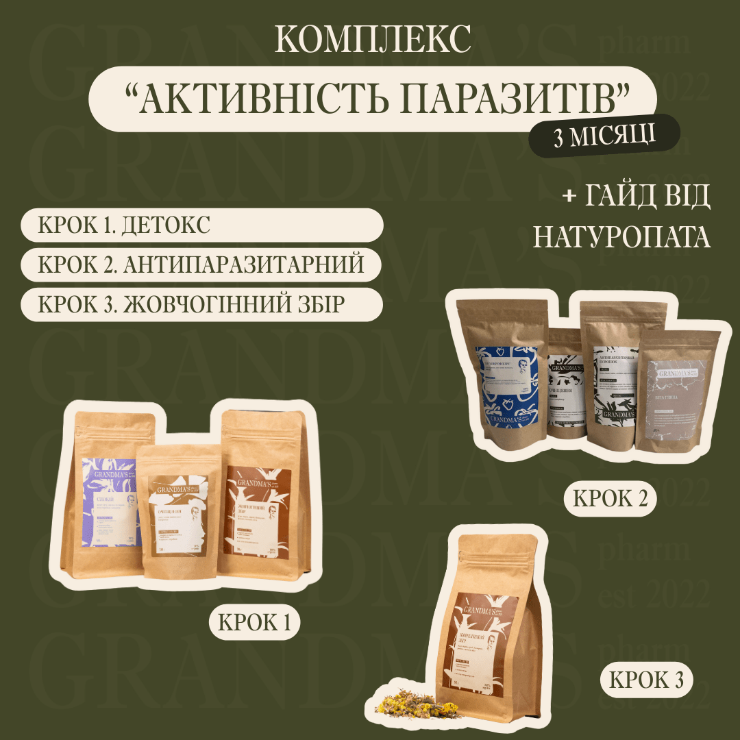 Комплекс Активність паразитів - Grandma's Pharm