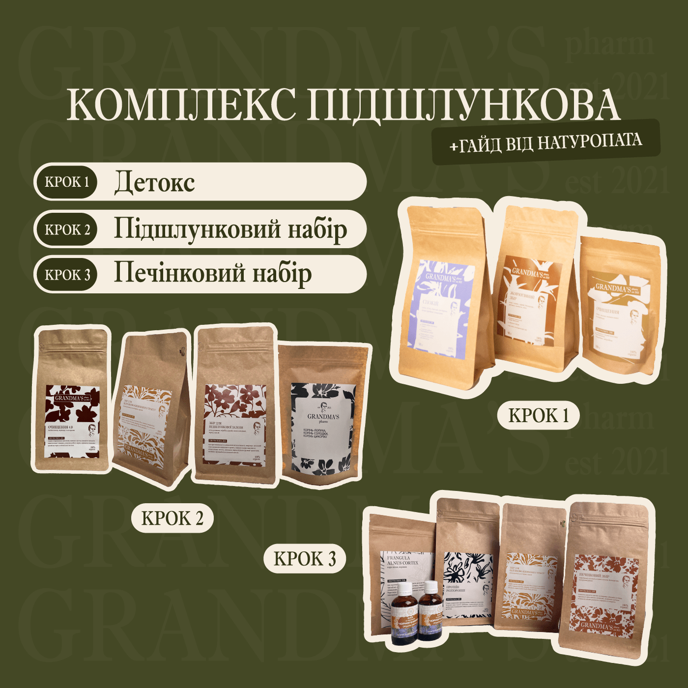 Комплекс Підшлункова - Grandma's Pharm