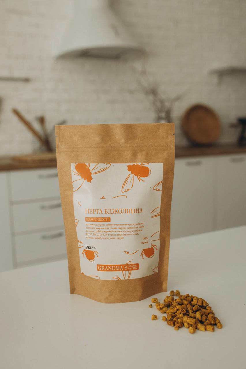 Перга (бджолиний хліб) - Grandma's Pharm