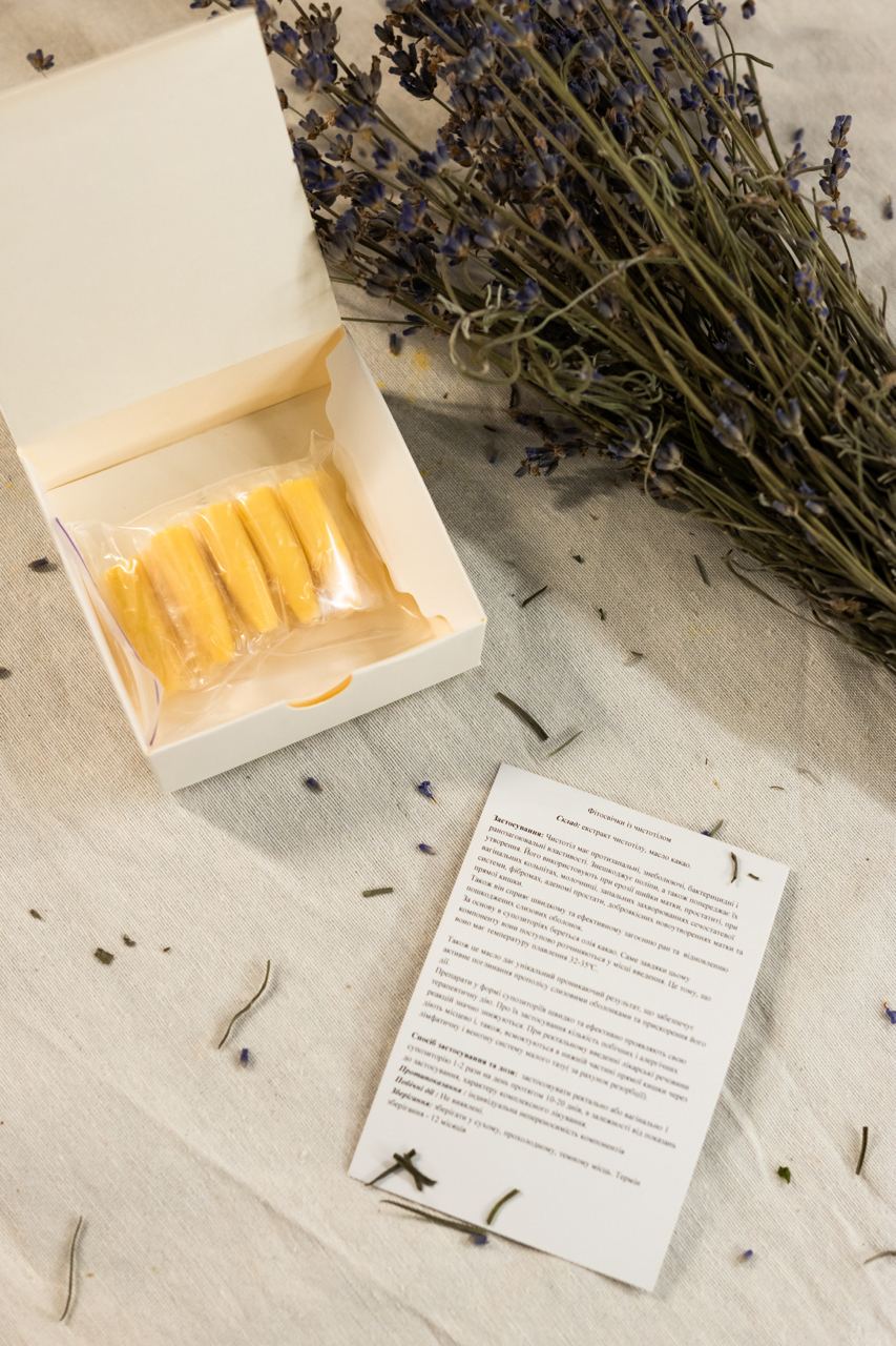 Свічки з чистотілом - Grandma's Pharm