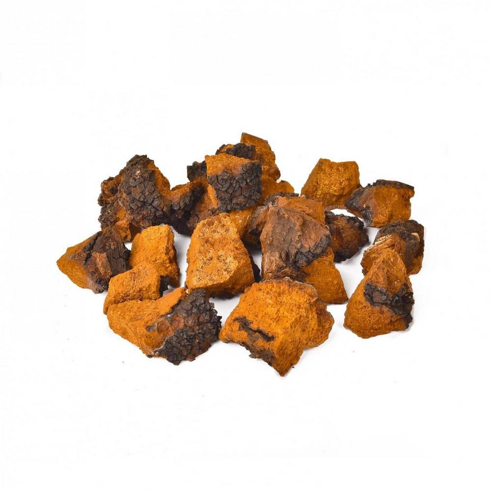 Чага березова (гриб) мелена/шматочками (Inonotus obliquus) - Grandma's Pharm