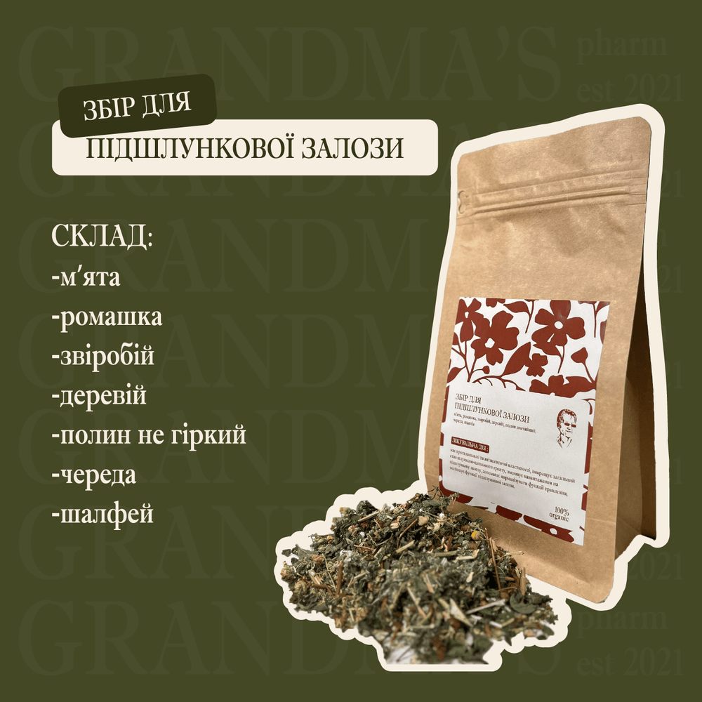 Фіточай "Для підшлункової залози" - Grandma's Pharm